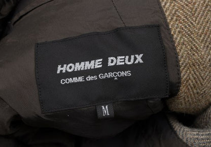 COMME des GARCONS HOMME DEUX Herringbone Jacket Beige Size M