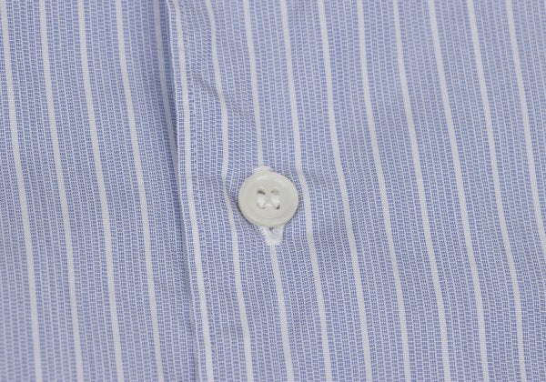 CDG Homme Deux Paneled Stripe Shirt Light Blue White Size M