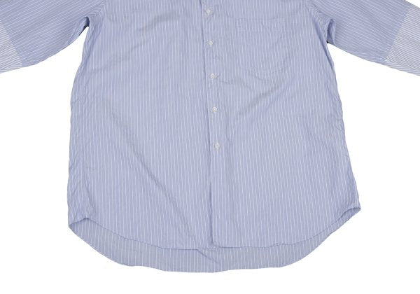 CDG Homme Deux Paneled Stripe Shirt Light Blue White Size M