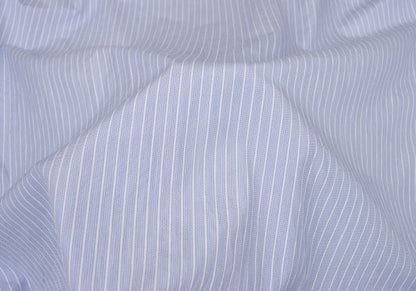 CDG Homme Deux Paneled Stripe Shirt Light Blue White Size M