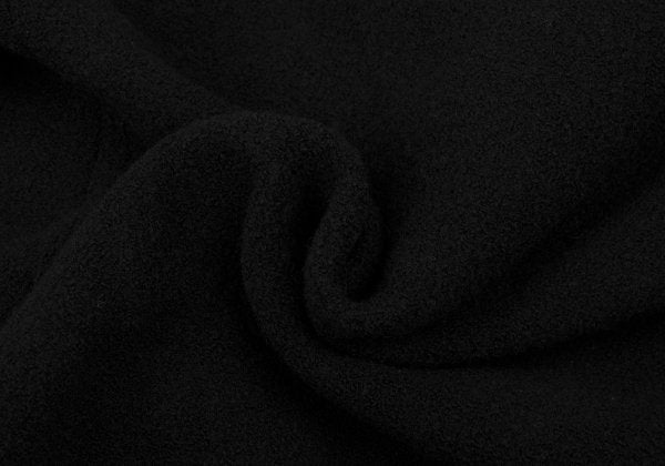 agnes b. homme Wool Blend Pile Stand Collar Jacket Black