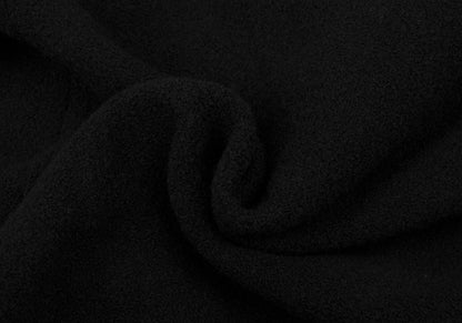 agnes b. homme Wool Blend Pile Stand Collar Jacket Black