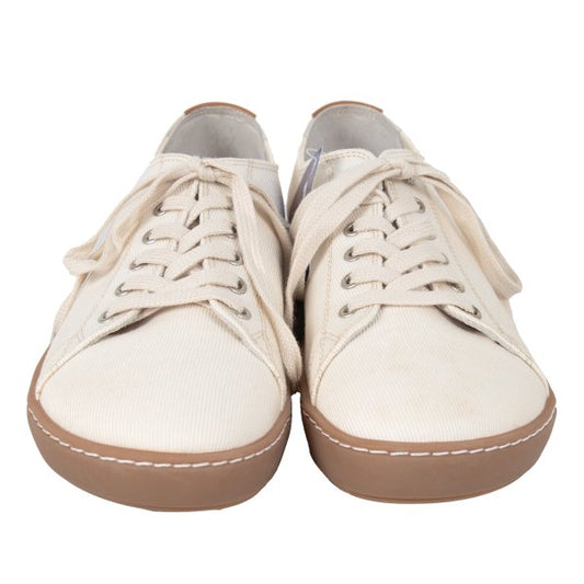 BIRKENSTOCK Arran Canvas Sneakers Off-White Size 26cm