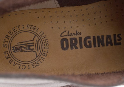Clarks Brown Leather Desert Chukka Boots Size 25.5cm