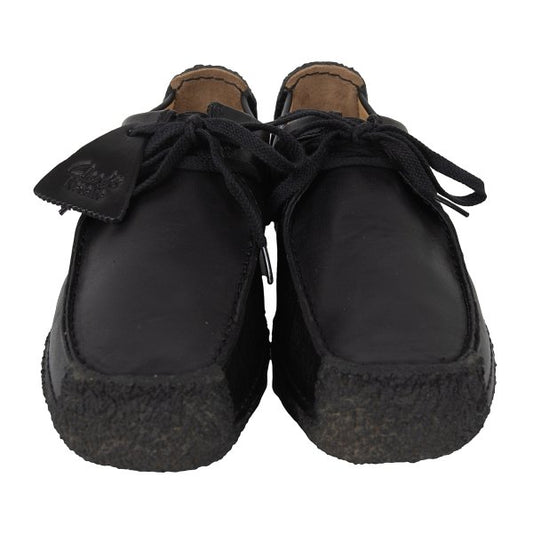 Clarks Natalie Leather Sneakers Black Size UK7 (26cm)