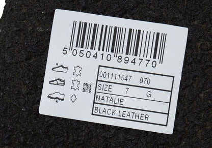 Clarks Natalie Leather Sneakers Black Size UK7 (26cm)