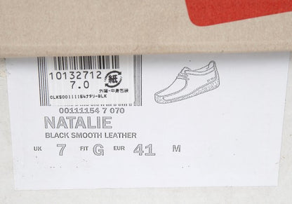 Clarks Natalie Leather Sneakers Black Size UK7 (26cm)