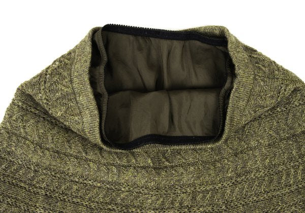 yoshie inaba Wool Cable Knit Midi Skirt Green Size 9