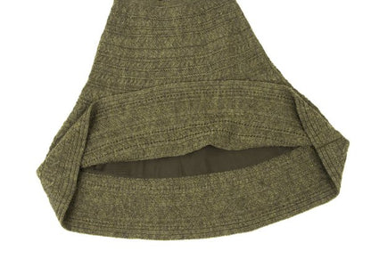 yoshie inaba Wool Cable Knit Midi Skirt Green Size 9