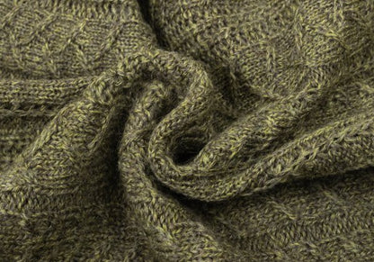 yoshie inaba Wool Cable Knit Midi Skirt Green Size 9