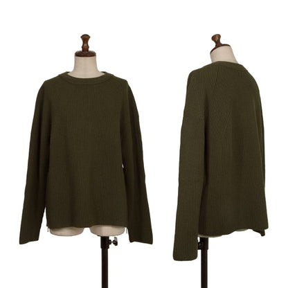 yoshie inaba L'EQUIPE Side Zip Rib Knit Sweater Size 38