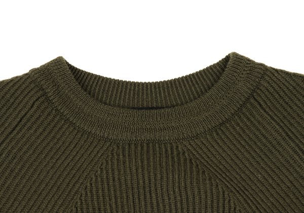 yoshie inaba L'EQUIPE Side Zip Rib Knit Sweater Size 38