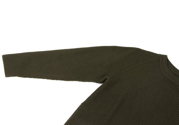 yoshie inaba L'EQUIPE Side Zip Rib Knit Sweater Size 38