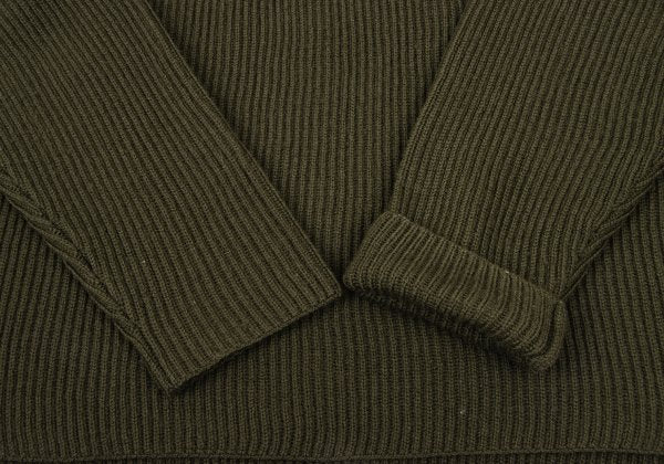 yoshie inaba L'EQUIPE Side Zip Rib Knit Sweater Size 38