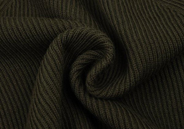 yoshie inaba L'EQUIPE Side Zip Rib Knit Sweater Size 38