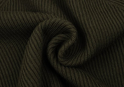 yoshie inaba L'EQUIPE Side Zip Rib Knit Sweater Size 38