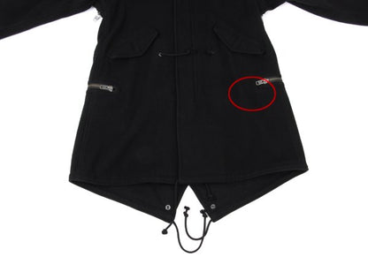 Yohji Yamamoto POUR HOMME 14AW Zip Melton Coat Black Size 1