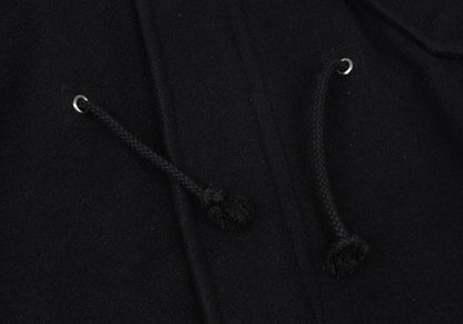 Yohji Yamamoto POUR HOMME 14AW Zip Melton Coat Black Size 1