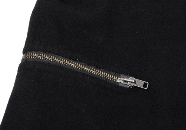 Yohji Yamamoto POUR HOMME 14AW Zip Melton Coat Black Size 1
