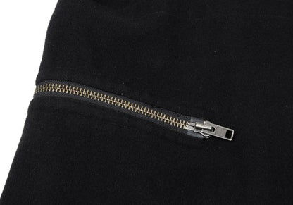 Yohji Yamamoto POUR HOMME 14AW Zip Melton Coat Black Size 1