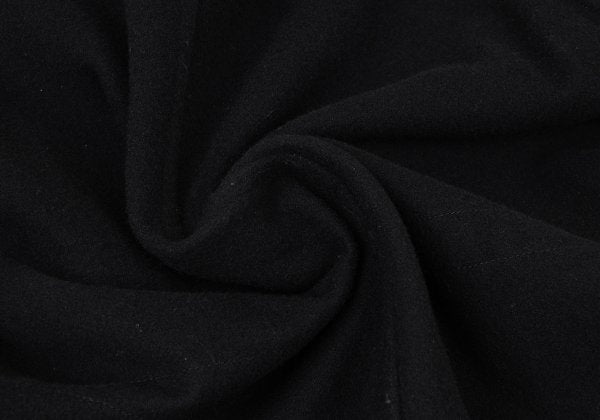 Yohji Yamamoto POUR HOMME 14AW Zip Melton Coat Black Size 1