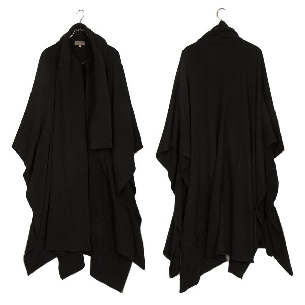 Yohji Yamamoto POUR HOMME 12AW Cotton Mantle Black Sweatshirt Size 3