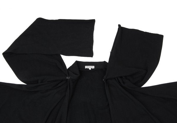 Yohji Yamamoto POUR HOMME 12AW Cotton Mantle Black Sweatshirt Size 3