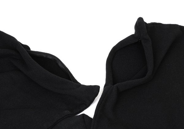 Yohji Yamamoto POUR HOMME 12AW Cotton Mantle Black Sweatshirt Size 3