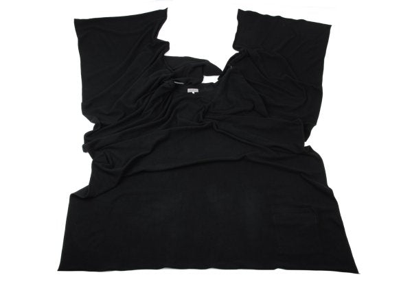 Yohji Yamamoto POUR HOMME 12AW Cotton Mantle Black Sweatshirt Size 3