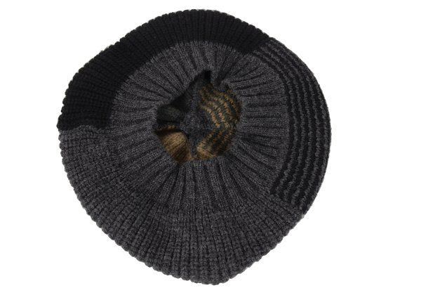 Y's for men Wool Knit Beret Gray