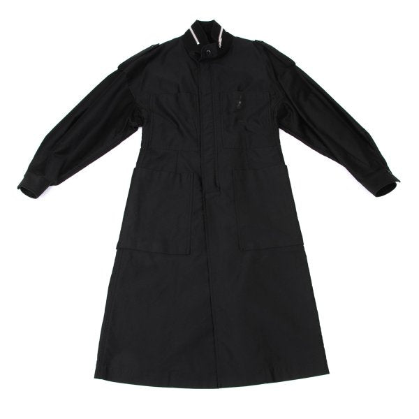 Y's.... 22AW Cotton Back Cut-off Double Coat Black Size 2