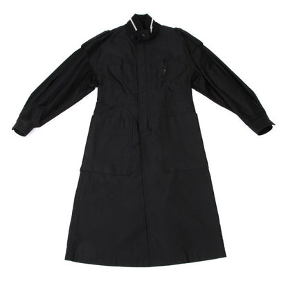 Y's.... 22AW Cotton Back Cut-off Double Coat Black Size 2