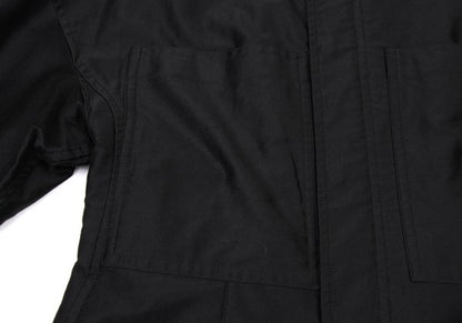 Y's.... 22AW Cotton Back Cut-off Double Coat Black Size 2