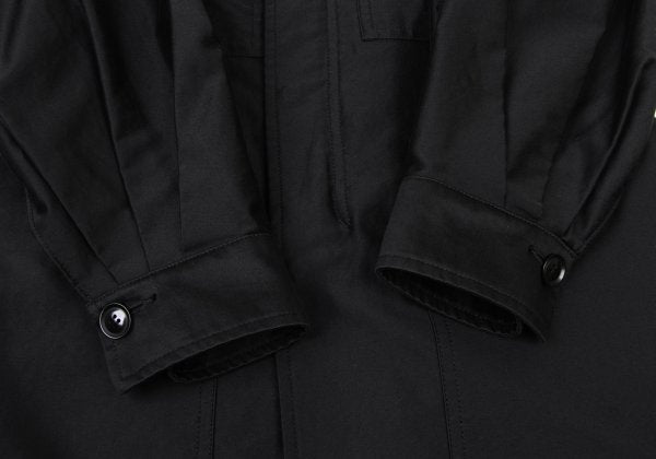 Y's.... 22AW Cotton Back Cut-off Double Coat Black Size 2