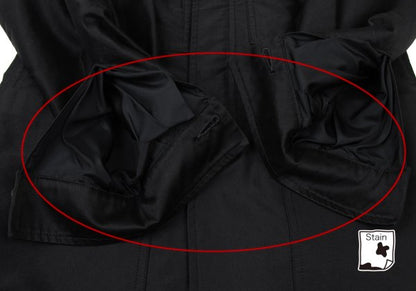 Y's.... 22AW Cotton Back Cut-off Double Coat Black Size 2
