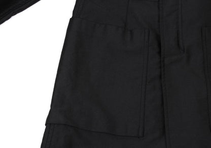 Y's.... 22AW Cotton Back Cut-off Double Coat Black Size 2