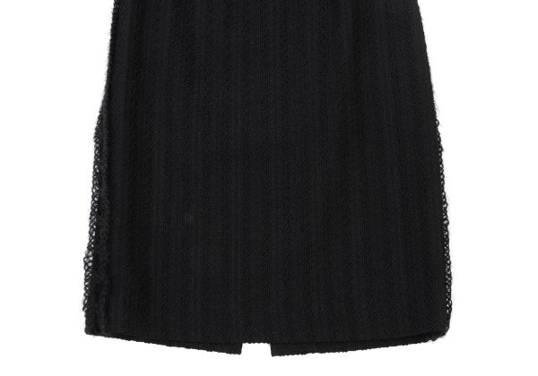 EPOCA Wool Knit Sideline Skirt Black Size 40
