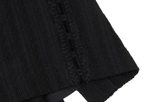 EPOCA Wool Knit Sideline Skirt Black Size 40