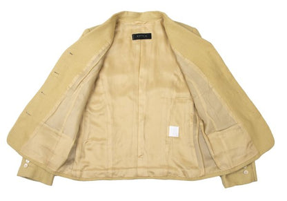 EPOCA Linen Tailored Blazer Beige Size 40