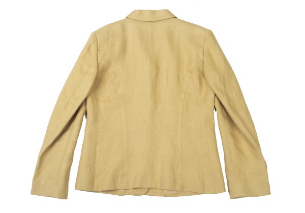 EPOCA Linen Tailored Blazer Beige Size 40