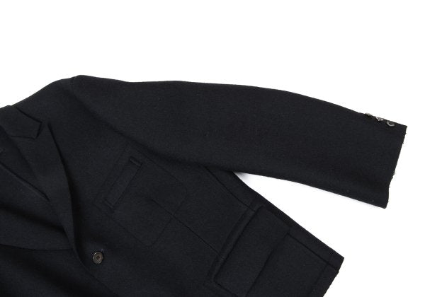 Yohji Yamamoto POUR HOMME 95AW Felt Wool Jacket Navy Size M