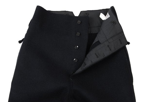 Yohji Yamamoto POUR HOMME 95AW Felt Wool Pants Blue Size M