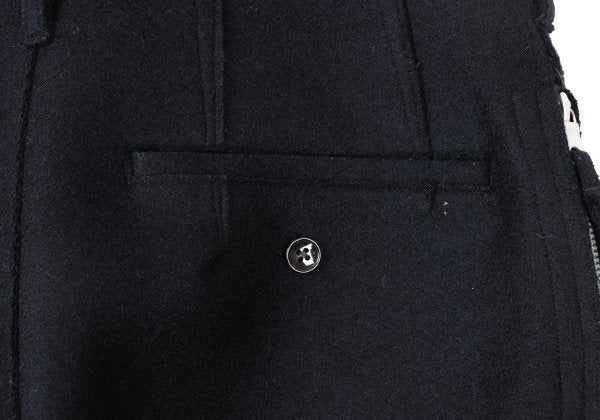 Yohji Yamamoto POUR HOMME 95AW Felt Wool Pants Blue Size M
