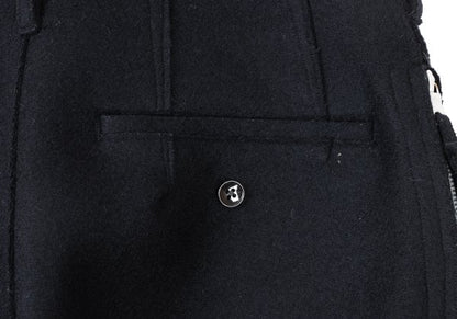 Yohji Yamamoto POUR HOMME 95AW Felt Wool Pants Blue Size M