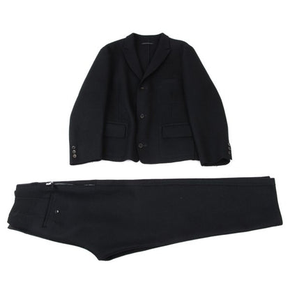Yohji Yamamoto POUR HOMME 95AW Felt Wool Pants Blue Size M