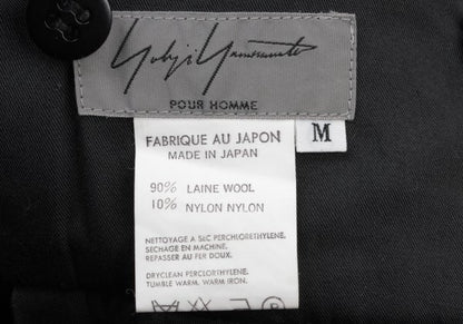 Yohji Yamamoto POUR HOMME 95AW Felt Wool Pants Blue Size M