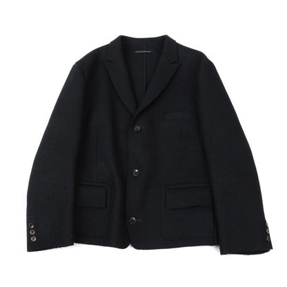 Yohji Yamamoto POUR HOMME 95AW Felt Wool Set-up Blue Size M