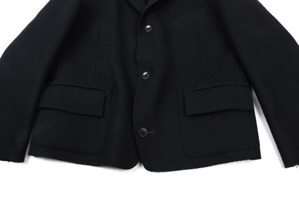 Yohji Yamamoto POUR HOMME 95AW Felt Wool Set-up Blue Size M