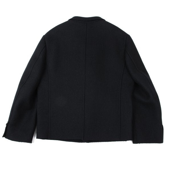 Yohji Yamamoto POUR HOMME 95AW Felt Wool Set-up Blue Size M