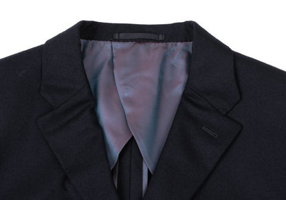 COMME des GARCONS HOMME PLUS Wool Button Blazer Navy Size M